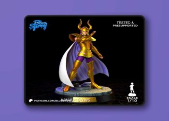 Blue Spray – Capricorn Shura – Saint Seiya – 3D Print Model STL