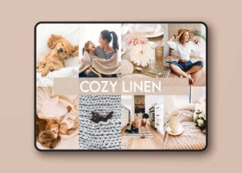 Greater than Gatsby Cozy Linen Lightroom Presets