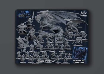 Mammoth Factory – Court of the Sunless King Collection – Dark Descent Ch. 5 – 3D Print Model