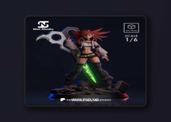 Niel Studio – Gachiakuta – Riyo Reaper – 3D Print Model STL 5 Niel Studio – Gachiakuta – Riyo Reaper – 3D Print Model STL