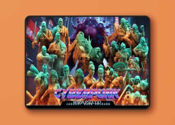 Papsikels Miniatures – January 2026 – Cyberpunk – 3D Print Model