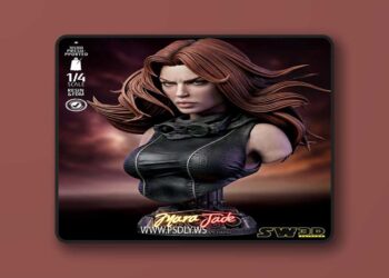 SW3D – Mara Jade Bust Portrait – 3D Print Model STL