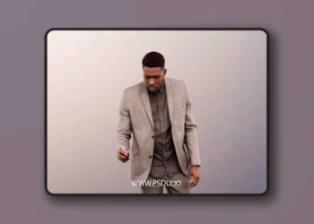 Standing Elegant Black Man Writing low-poly 3d Model 4 Standing Elegant Black Man Writing low poly 3d model